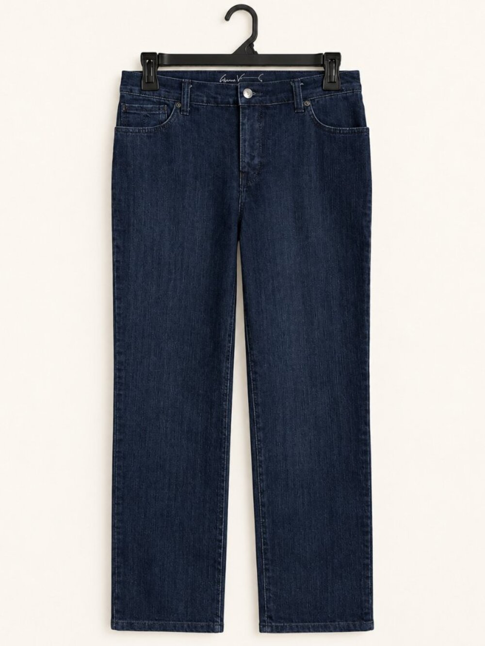 Gloria Vanderbilt Amanda Jeans 6 Petite Dark Wash Embellished Pockets